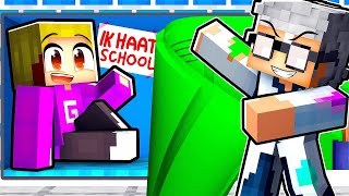 Geheime Bunker Maken Tijdens De Les In Minecraft Survival