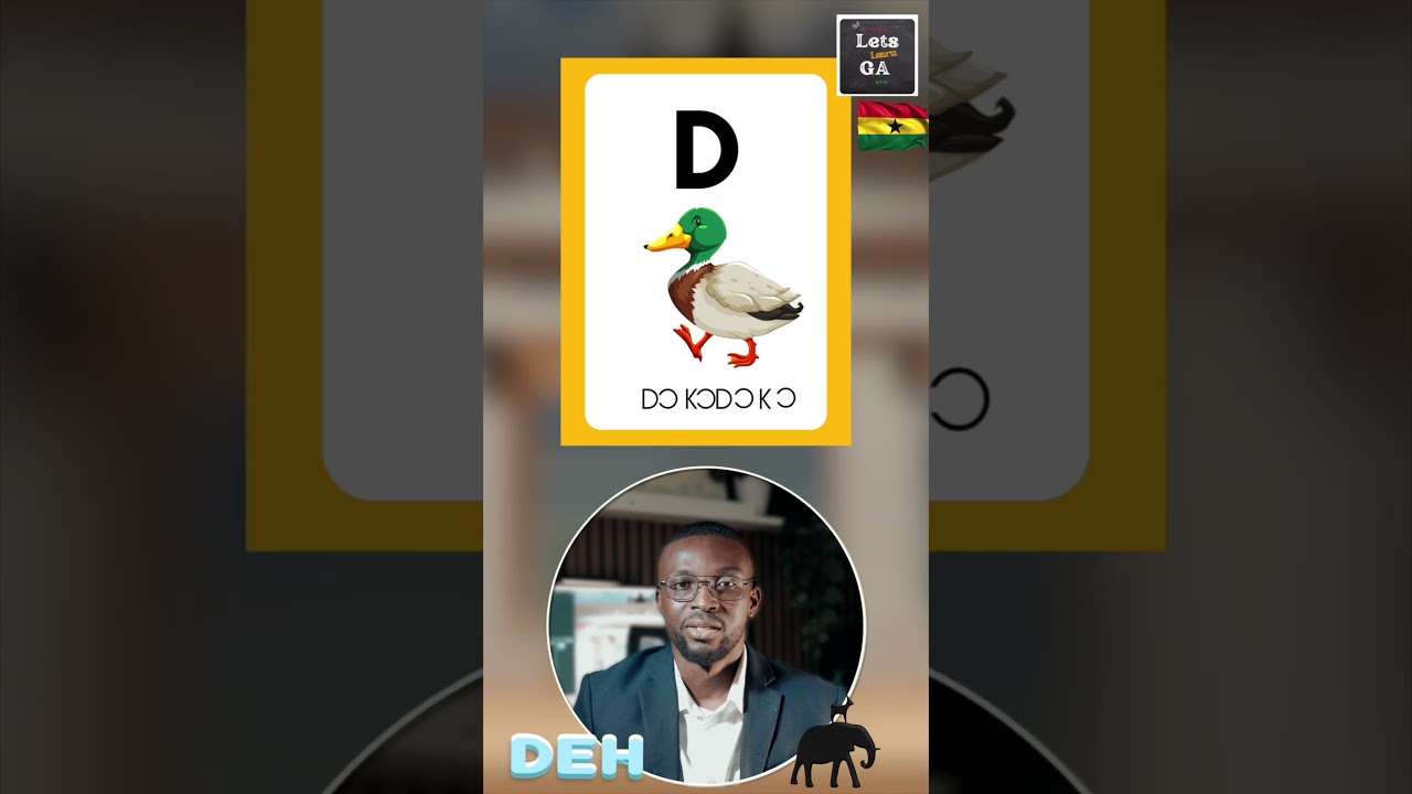 How to say "D" in the GA-Dangbe 🇬🇭