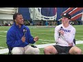 1 on 1 with Bills safety Cole Bishop ahead of the Broncos playoffs game