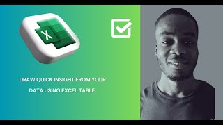 How to use Table in Excel for quick insight (Filter and Sort Table)