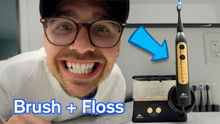 White Teeth Made Easy | Acemorn 2-in-1 Electric Toothbrush + Flosser