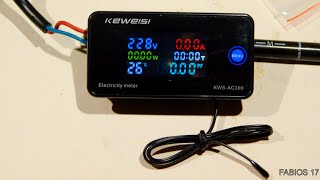 KWS-AC300 Вольтметр - Амперметр - Ваттметр KWS   ( KWS-AC300 Voltmeter - Ammeter - Wattmeter KWS )