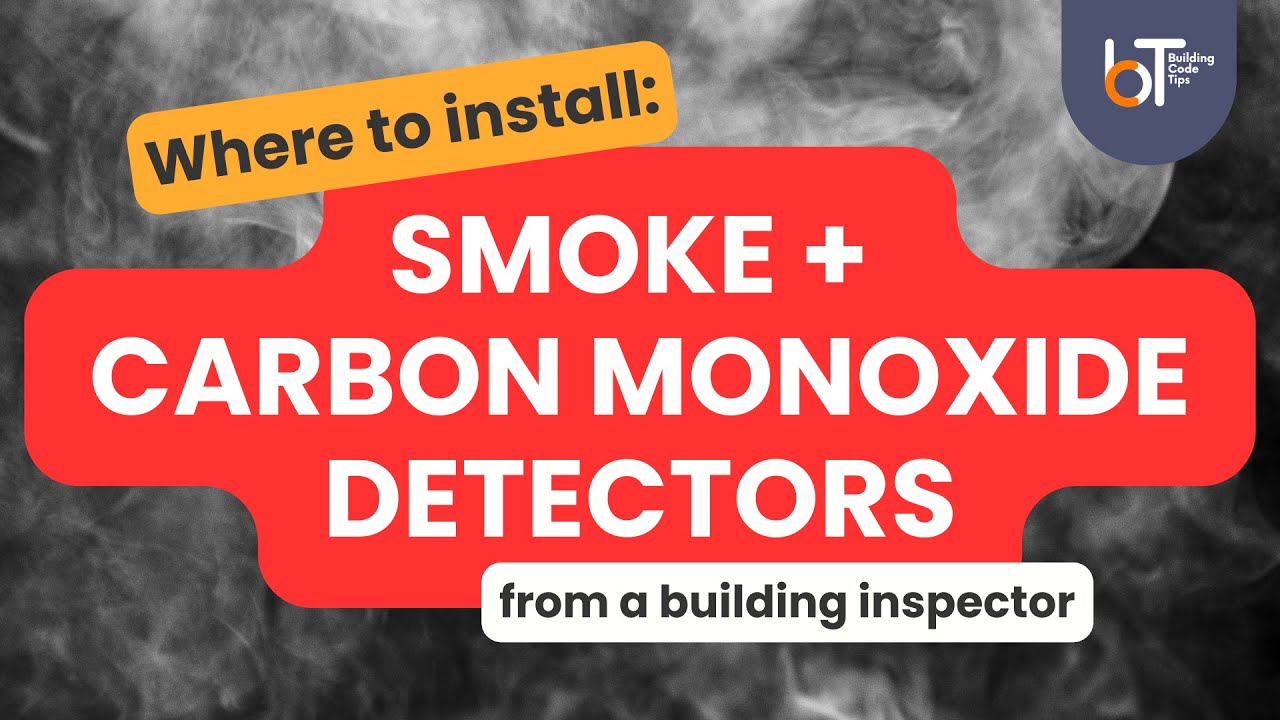 Co Sensor Installation WHERE TO INSTALL SMOKE AND CARBON MONOXIDE DETECTORS | DIY - YouTube