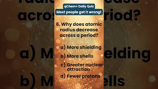Atoms Get Smaller… But WHY?! 😳 (Students Guess Wrong) #shorts #shortsviral  #chemistryshorts