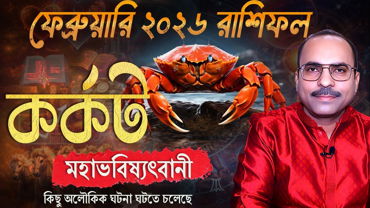 কর্কট ফেব্রুয়ারি ২০২৬ রাশিফল | ​​Kark Rashi February 2026 | Cancer February 2026 Horoscope