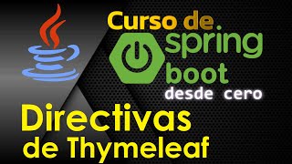 JAVA SPRING BOOT COURSE FROM SCRATCH | THYMELEAF GUIDELINES (video 12)