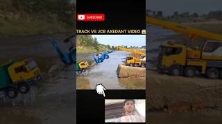 rc track axedant video 😱 #minitractor #rc #ytshorts #jcb #tractor 😱😱💥