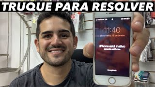 Como DESBLOQUEAR IPHONE INATIVO rapidamente  ⛔️  (CONECTE AO ITUNES) melhor método