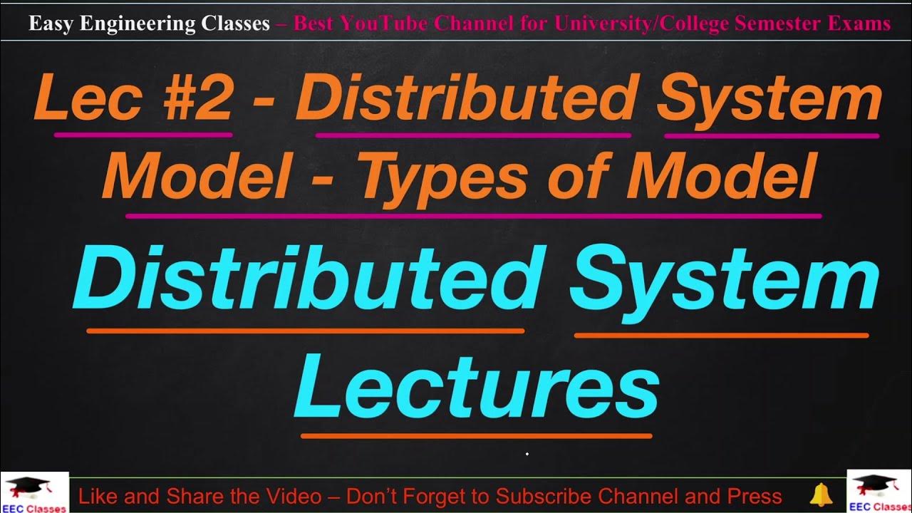 Distributed System Lecture #2 - Types of Distributed System Model ...