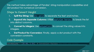 How to Convert Height in Feet to CM using Python with Pandas