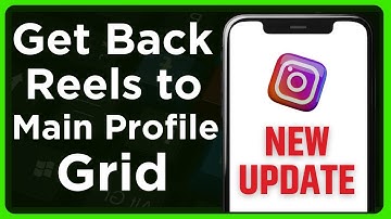 How to Get Back Reels to Profile Grid on Instagram 100% Working !! - Full Guide