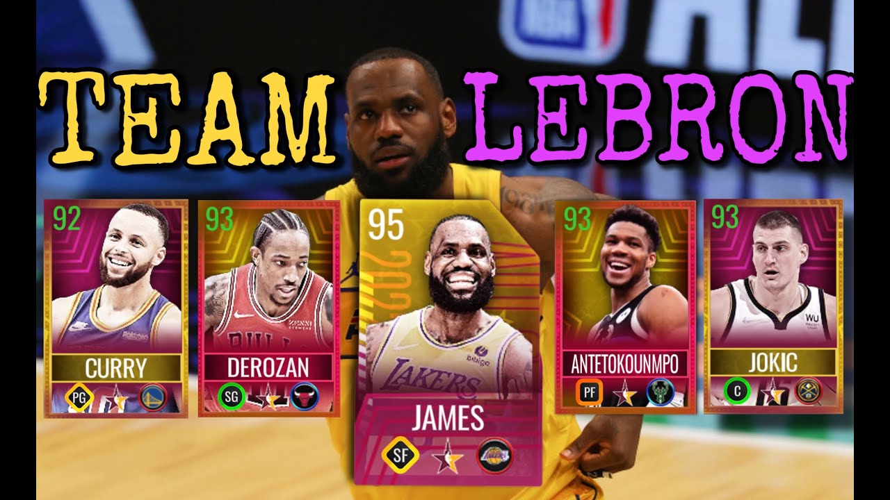 ALL STAR TEAM LEBRON - CURRY DEROZEN LEBRON GIANNIS & JOKIC ! NBA LIVE MOBILE ! NBA LIVE ! EANBALM