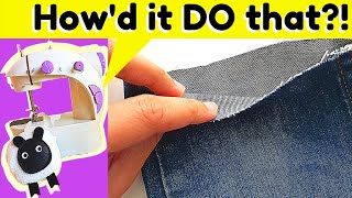 Can a Mini Sewing Machine Sew Jeans or Denim? THIS IS UNBELIEVABLE!!! Net Worth