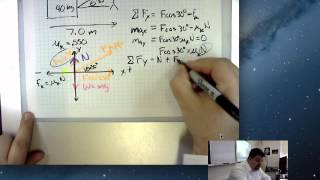 Physics Work and Energy example 5.2