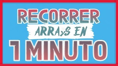 ⏰ Recorrer ARRAYS o ARREGLO NUMÉRICO en JAVA en 1 MINUTO | Recorrer ARRAYS con BUCLES en JAVA ✅