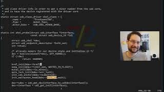Watch Linux kernel developer write a USB driver from scratch in just 3h for Apple Xserve front-panel