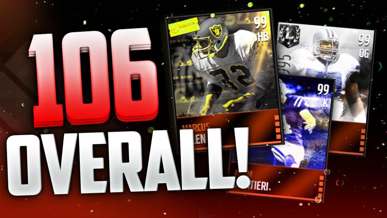106 Overall Gameplay/Review! Highest Possible Madden Mobile Overall!