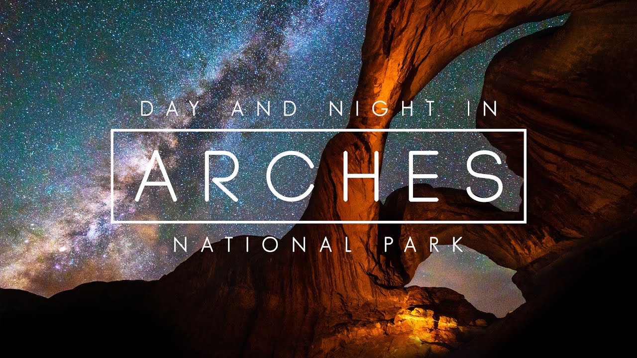 Day & Night in Arches National Park, Utah USA | a Time Lapse Film | 4k