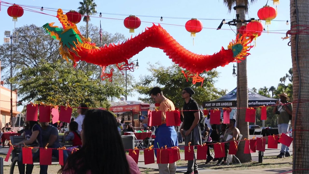 Second Annual Port of Los Angeles Lunar New Year Festival (2016) YouTube