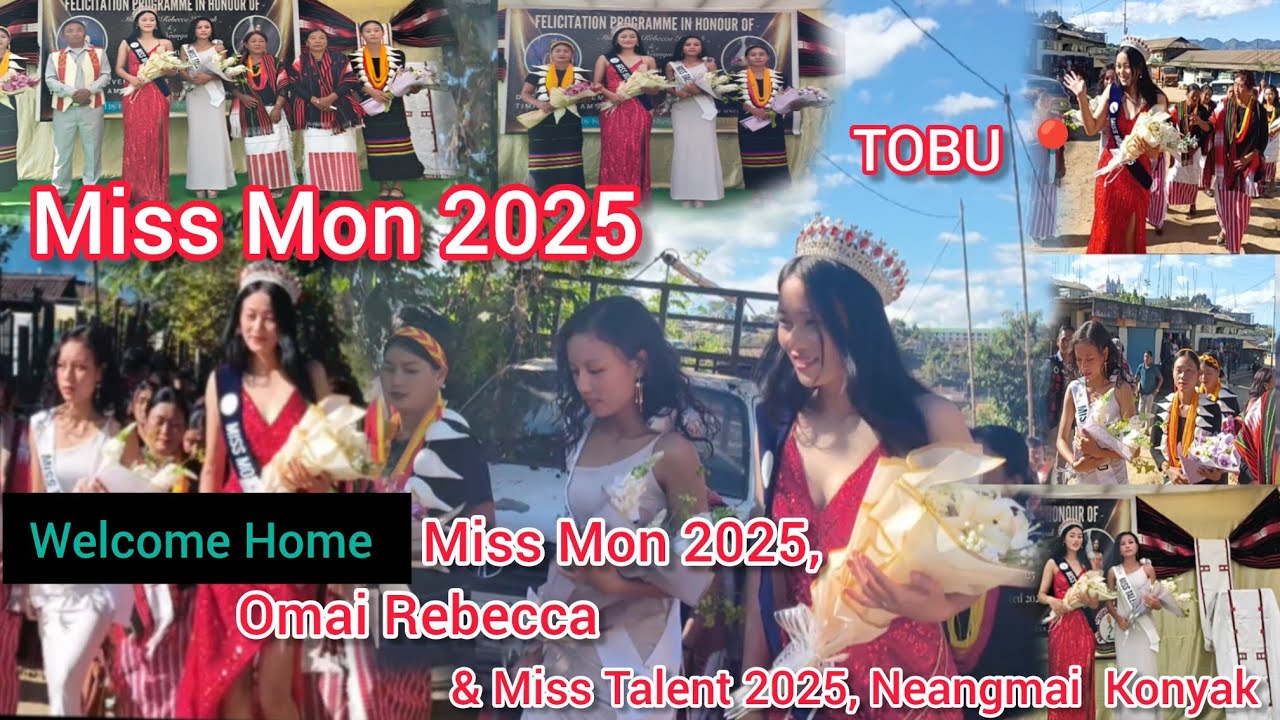 Добро пожаловать домой (Мисс Мон 2025) и (Мисс Талант 2025) в родной город //@MobaKonyakNaga