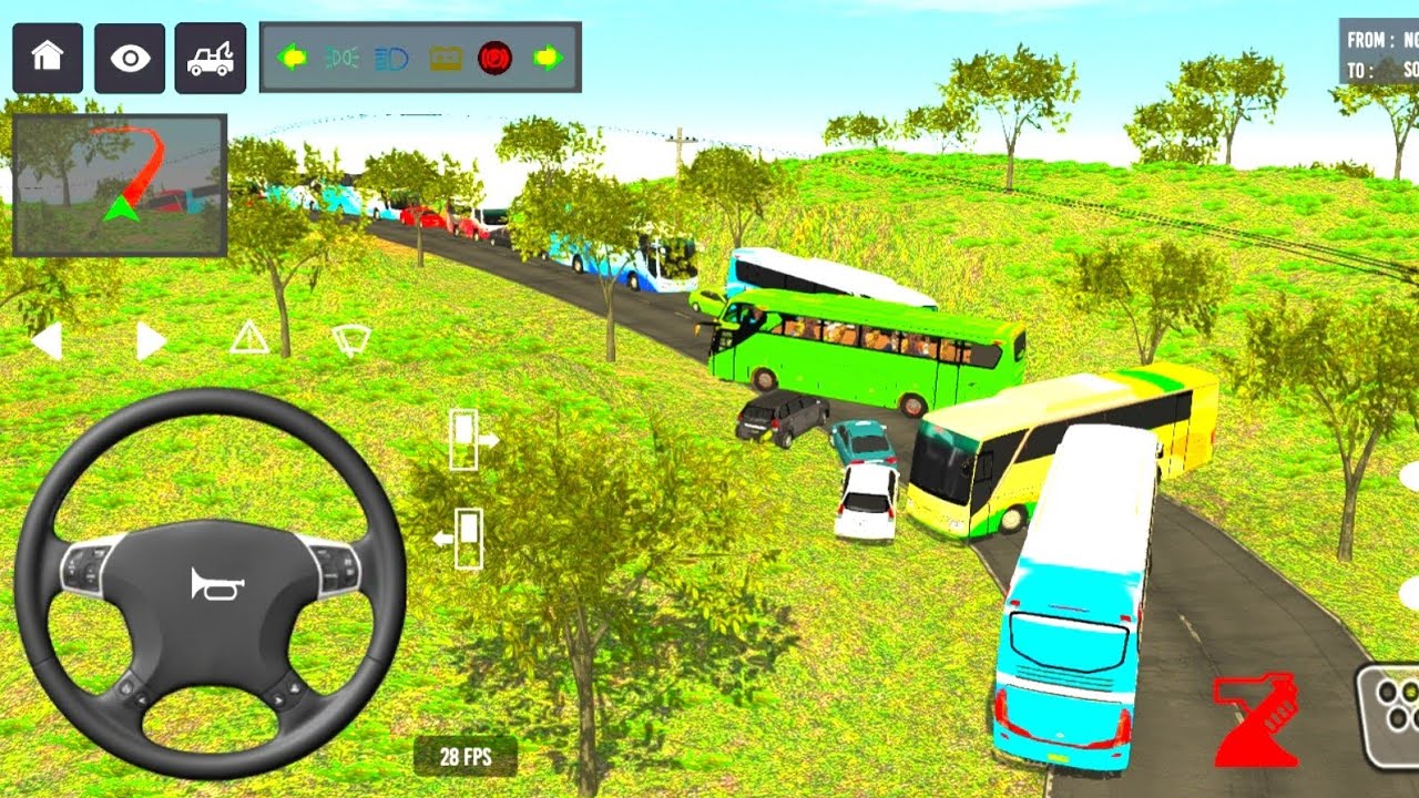 Coach Bus Simulator India Off Road Driving Bus Game Simulator 2025 Gameplay Video 
