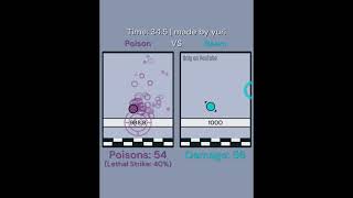Poison VS Beam | Round 15 | #satisfying #physics #shorts