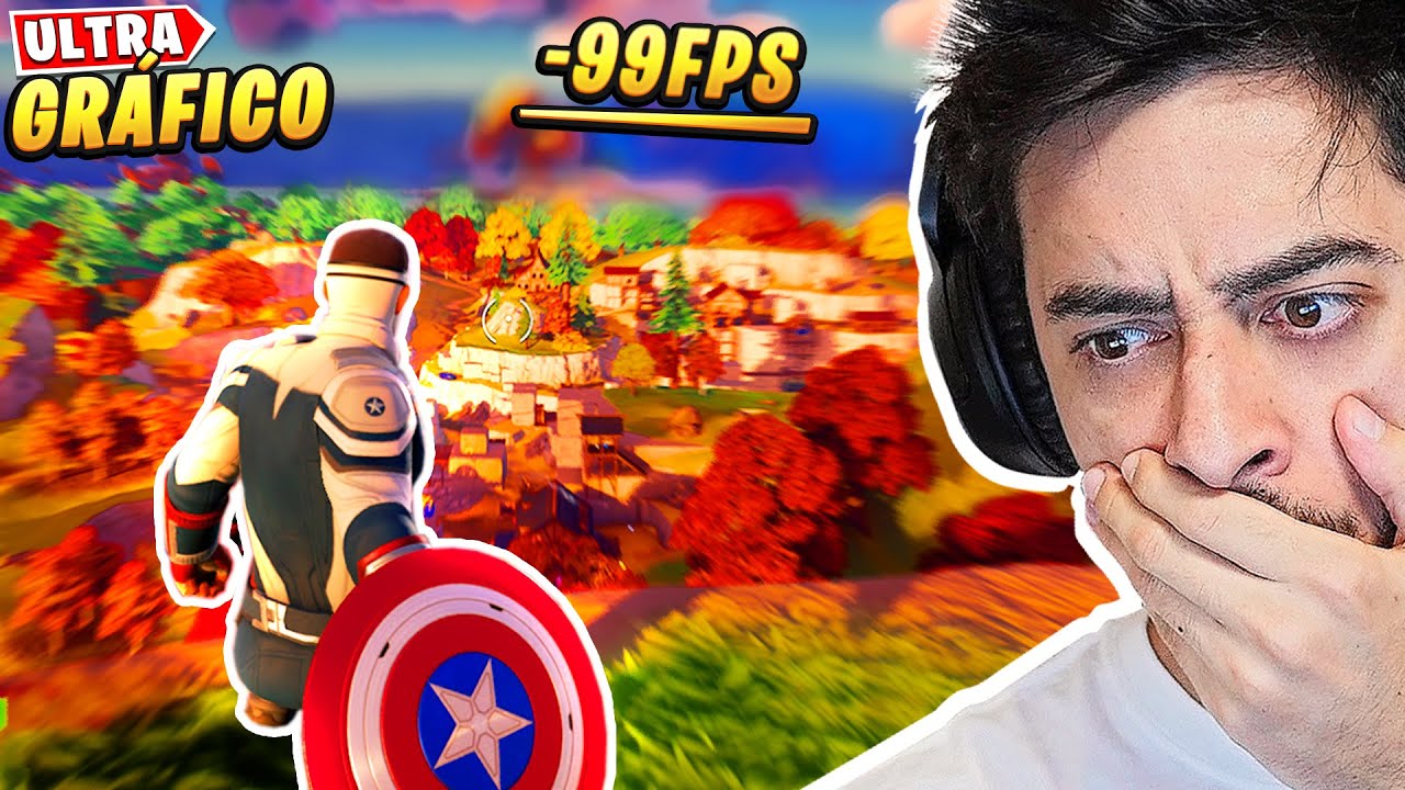 JOGUEI FORTNITE COM TUDO NO MÁXIMO! - YouTube