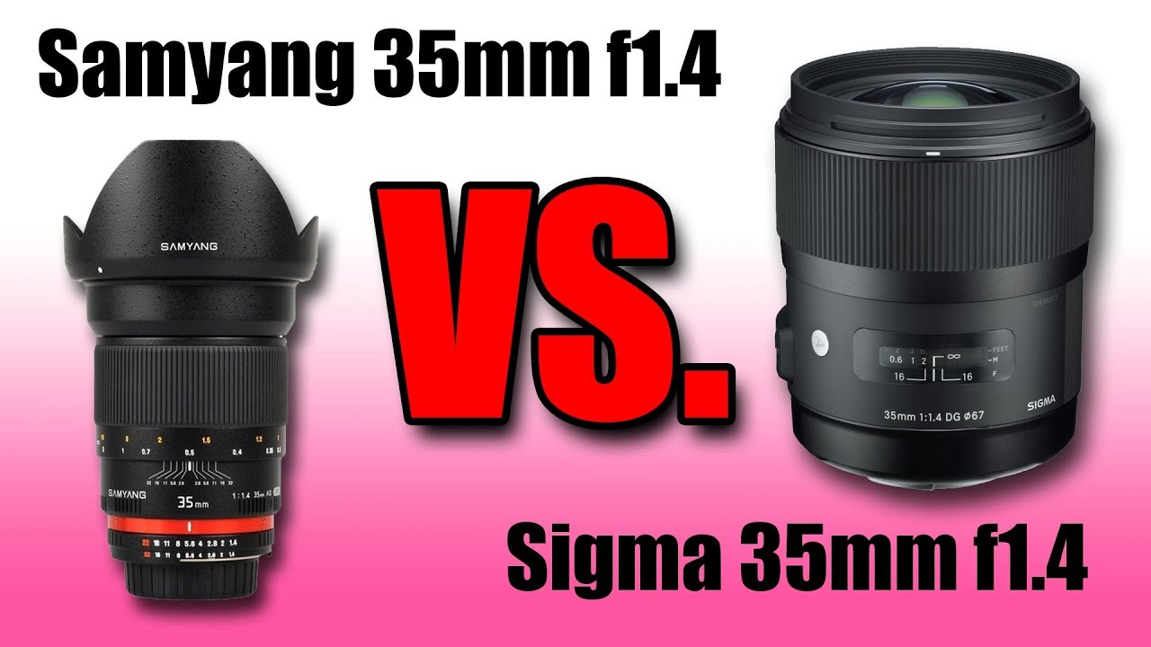 Samyang (Rokinon) 35mm f1.4 vs Sigma 35mm f1.4 - Video Samples