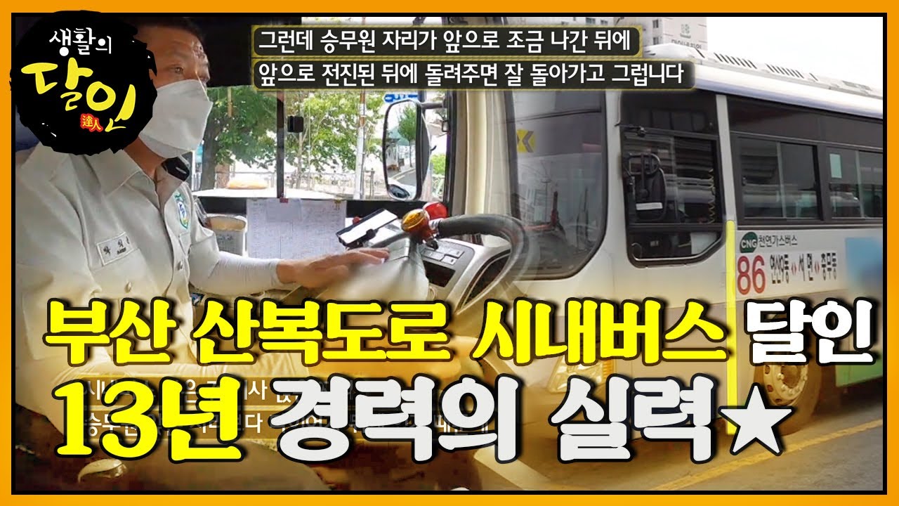 부산 산복도로 시내버스 달인의 ‘대형버스’ 운전 요령☆ #생활의달인 #LittleBigMastersReview #SBSstory
