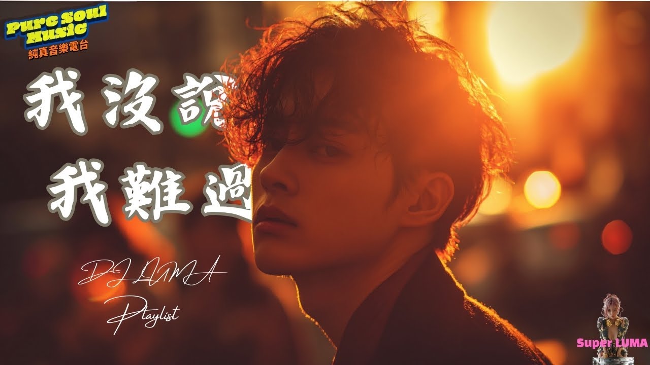 《我沒說我難過》| 超好聽中文歌曲，經典情歌合輯，抒情R&B | 純真音樂電台