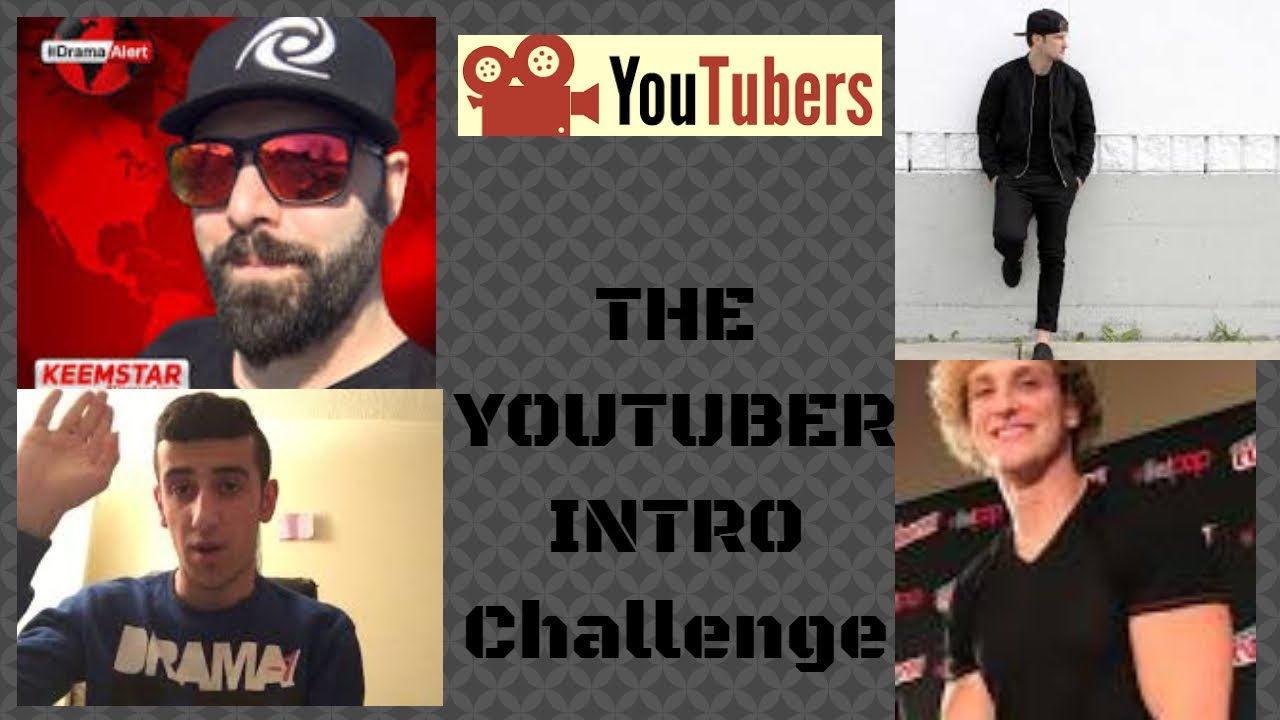 Youtuber intro challenge - YouTube
