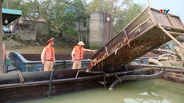 Tổng kiểm soát phương tiện bơm hút, vận chuyển cát sỏi trên sông
