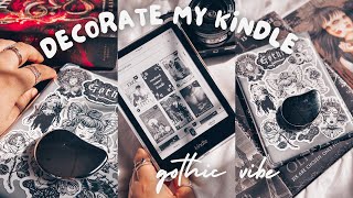 Decorate my kindle with me  gothic vibe, kindle paperwhite, agave green  kindle💚 