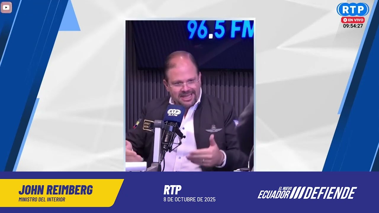 Entrevista Ministro del Interior John Reimberg en RTP