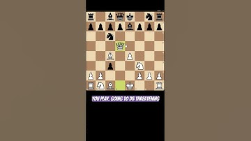 Advance level scotch opening trap #chess #chesstraps