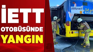 Kadıköyde İett Otobüsünde Korkutan Yangın A Haber
