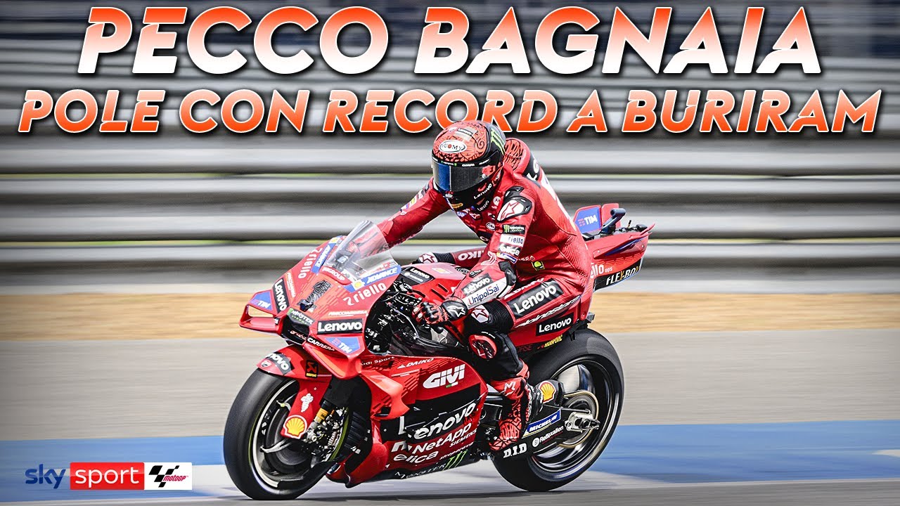 Bagnaia pole position da record nel GP della Thailandia: il pilota ...