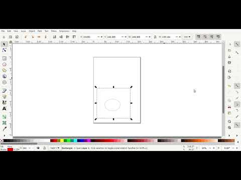 Group objects using Inkscape