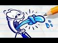 ALL TIED UP | Pencilmation Cartoons!
