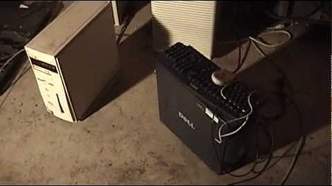 Two Trashpicked Computers - June 2011