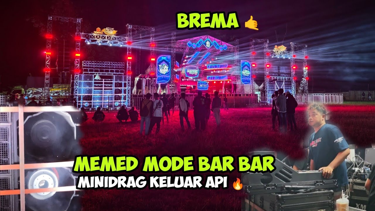 MEMED mode Bar bar,,Langsung NGOKOS 2 Box Minidrag keluar Api 🔥