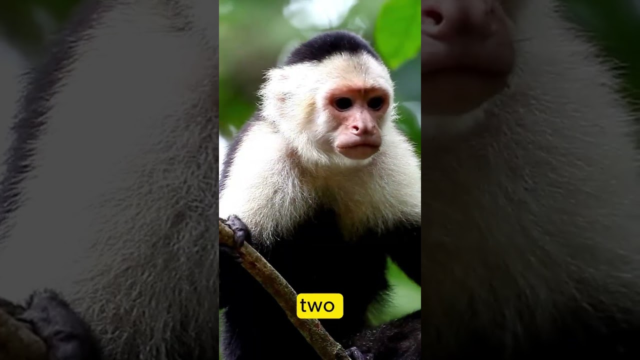 Fascinating world of White Faced Capuchin Monk