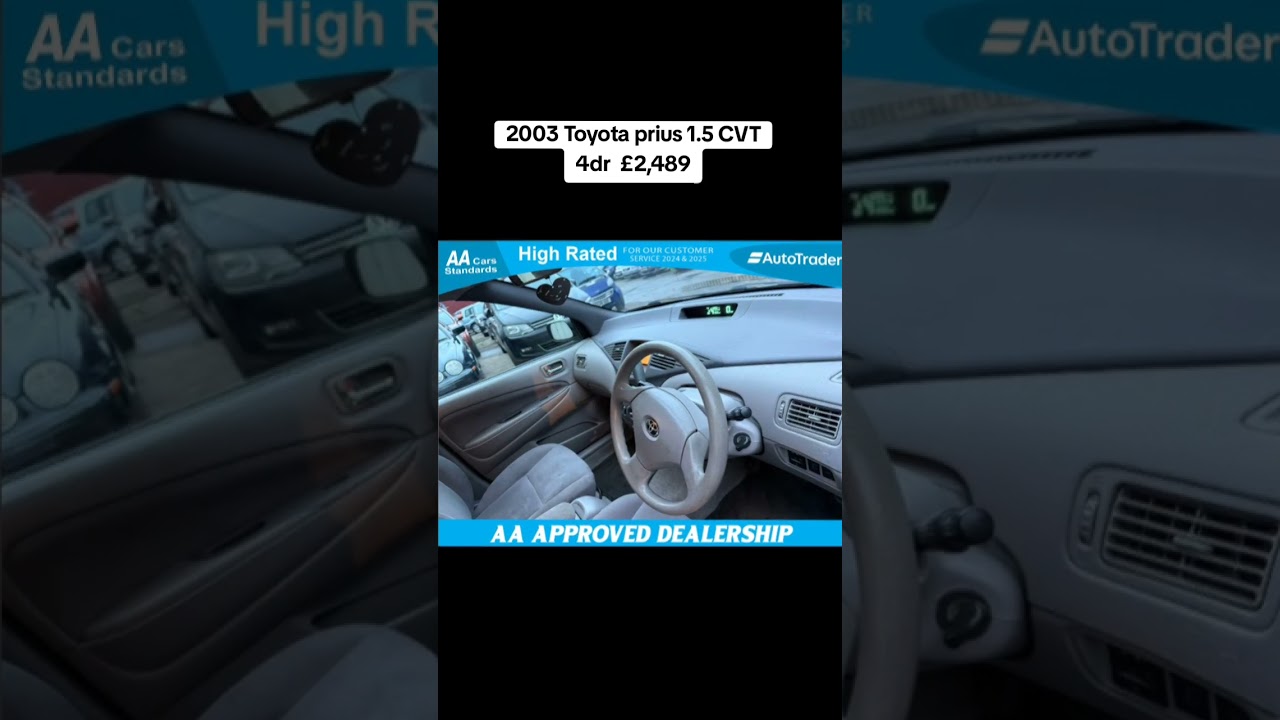 2003 Toyota prius 1.5 CVT 4dr £2,489