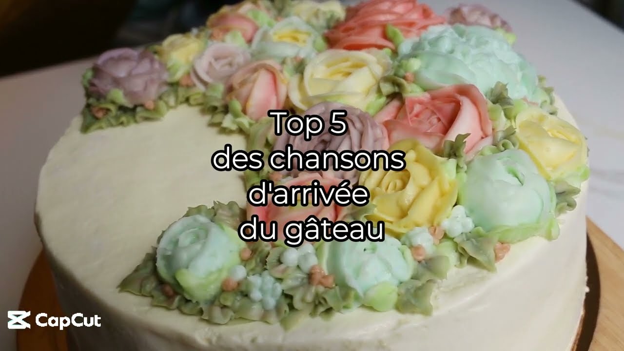 Top 5 des chansons pour l'arrivée du gâteau de mariage