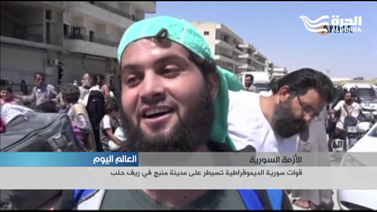 الفرحة تعم سكان مدينة منبج بعد استعادتها من قبضة تنظيم داعش