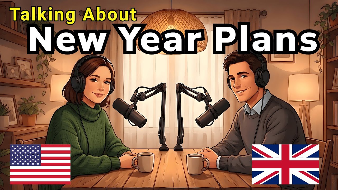 Talking About New Year Plans in English | English Listening Practice for Beginners｜ Listen and Speak