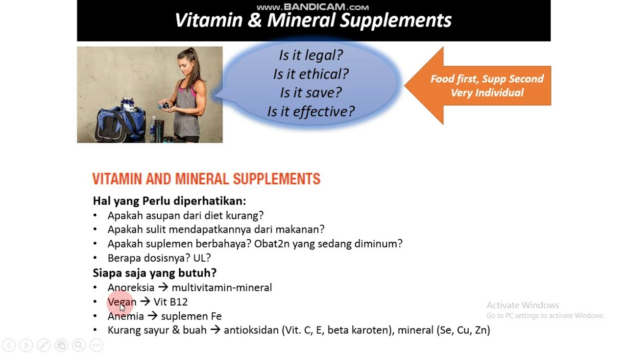 Suplemen & Ergogenic Aid YouTube