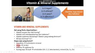 Suplemen & Ergogenic Aid