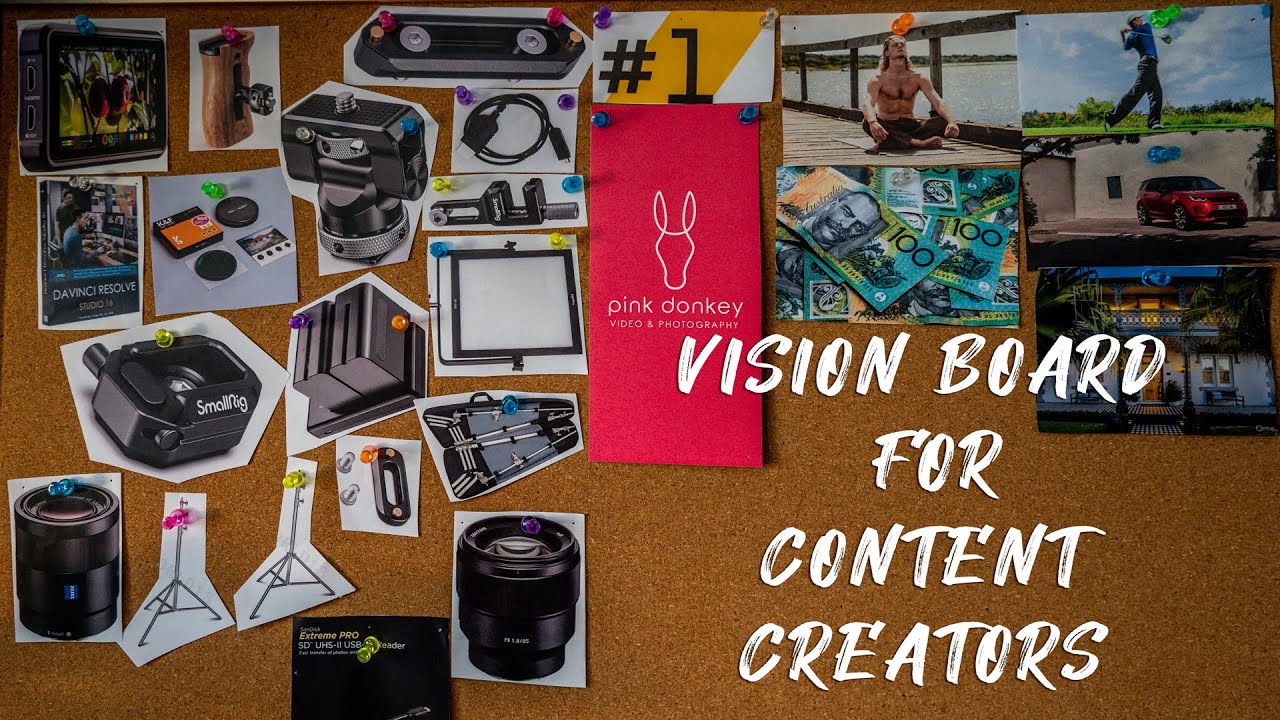 How To Make A Vision Board For Content Creators Youtube