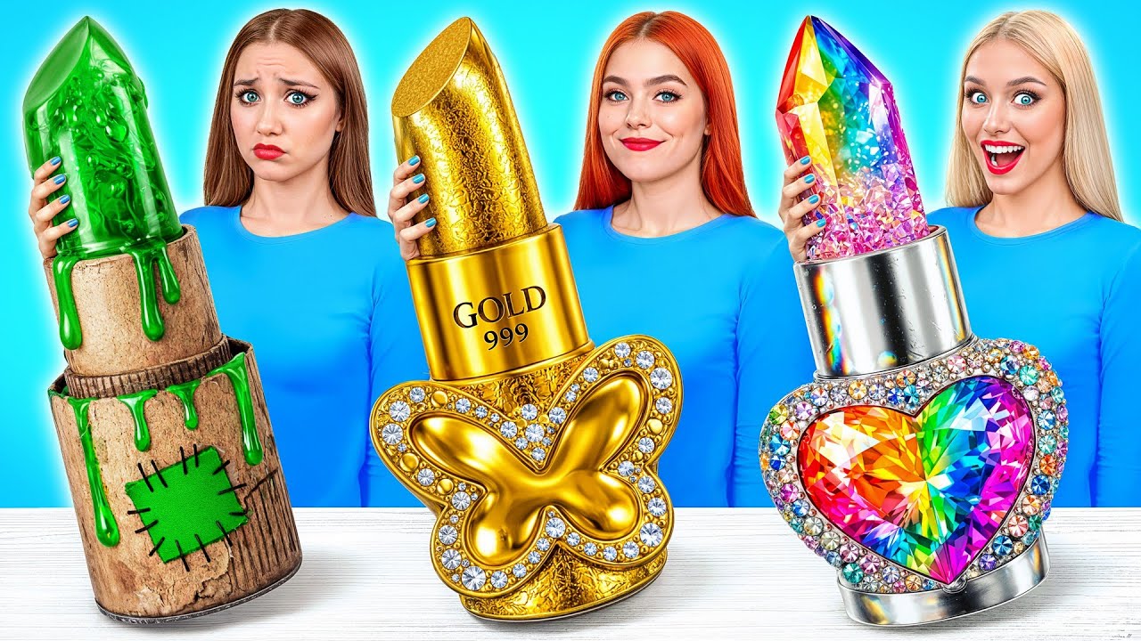 Бедная vs Богатая vs Ультра Богатая еда Челлендж | Смешные Челленджи от Super Hyper DO